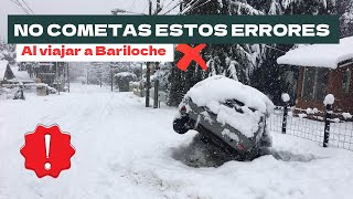 🔴 9 ERRORES que no tenés que HACER en BARILOCHE  Invierno 2024 [upl. by Carpio645]