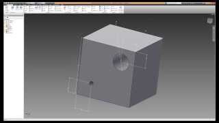 Autodesk Inventor How To Make Holes And Extrusions Tutorial [upl. by Merwin815]