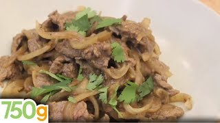 Recette de Boeuf aux oignons à la Chinoise  750g [upl. by Karb]