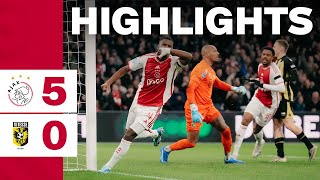 Great goals great win ⚪🔴⚪  Highlights Ajax  Vitesse  Eredivisie [upl. by Deeyn]