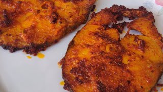 Vanjaram fish fry  Seer fish fry  வஞ்சரம் மீன் வறுவல் [upl. by Etteraj379]