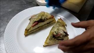 How To Make Open Face Focaccia sandwich [upl. by Sirois]