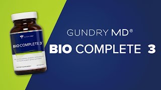 Bio Complete 3  the complete gut health package  Gundry MD [upl. by Aineles]