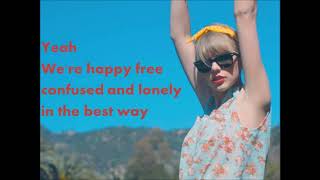 Taylor Swift  22 Lyrics [upl. by Tarton686]