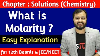 What is Molarity  Class 12th Chemistry  Alakh Pandey Sir  AlakhSirHighlights [upl. by Xella]