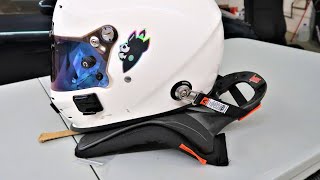 How to Install HANS Device to Helmet  Season 5 Episode 30 [upl. by Ttayw503]