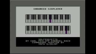 CPE Bach Solfeggietto C64 Sidplayer 1987 [upl. by Newton]