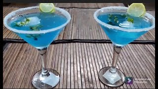 blue curacao drink recipes mocktail recipes  summer mocktail recipes summer drink recipes [upl. by Rhianna]