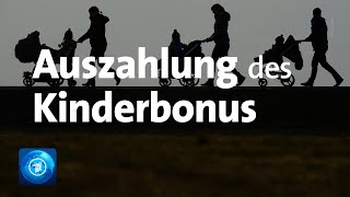 CoronaKonjukturpaket Auszahlung des Kinderbonus beginnt [upl. by Hamilah]