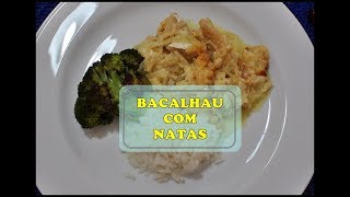 BACALHAU COM NATA  sugestão para almoço de Natal  Didi Tristão [upl. by Esille587]