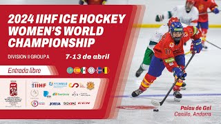 Mexico  Kazakhstan  2024 IIHF Ice Hockey Women’s World Championship Division II Group A [upl. by Neenaej]