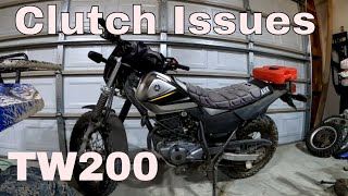 Yamaha TW200 Clutch Issues Problem Solved [upl. by Combe]