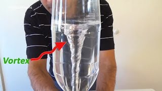 Create Vortex inside of a Bottle  Amazing Science Experiment [upl. by Ruiz]