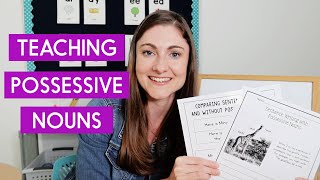 6 Activities for Teaching Possessive Nouns [upl. by Helms459]