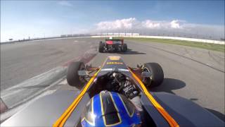 Formula Car Challenge Round 13 Auto Club Speedway Highlights [upl. by Atilem596]