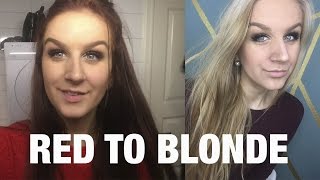 My hair journey – From red to blonde [upl. by Elstan]