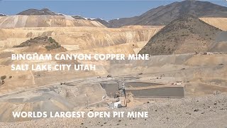 Bingham Copper Mine Rio Tinto Kennecott Salt Lake City Utah 2023 [upl. by Aicia]