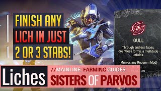 Warframe  FASTEST LICHES amp HOW 2 USE OULL Always Kill Lich Early  Sisters Of Parvos READ PINNED [upl. by Mack898]