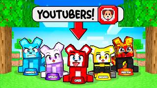 Cash Has YouTuber Pets in Minecraft [upl. by Ivel]