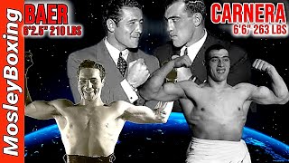 Max BAER VS Primo CARNERA  Heavyweight Boxing  Brutal TKO [upl. by Alanah]