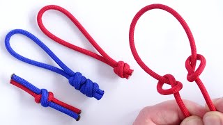 Simple Way to Tie a Matthew Walker Lanyard Knot using Double Overhand Knot Technique [upl. by Edasalof]