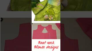 Boat Neck Blouse Backside Cutting Tips shorts trending [upl. by Naples918]