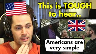 American Reacts to Why Brits Look Down on Americans  Part 2 [upl. by Casey442]