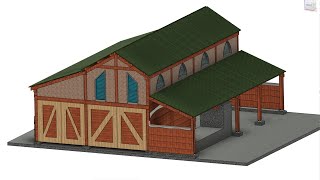 Big Timber Framed Barn Build Part 1 The Design [upl. by Esiuol408]