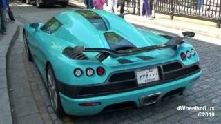 Turquoise Koenigsegg CCXR quotSpecial Onequot [upl. by Nivart]