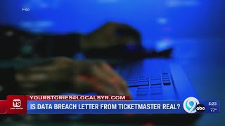 Is the data breach letter from Ticketmaster real [upl. by Henrique]