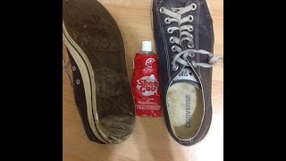 How to Fix Worn Out Soles Converse Allstars [upl. by Donnelly]