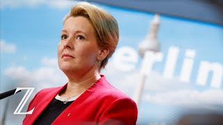 BerlinWahl Franziska Giffey äußert sich zum schwachen Ergebnis der SPD [upl. by Ycnuahc]