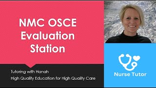 NMC OSCE Evaluation Station [upl. by Peti]