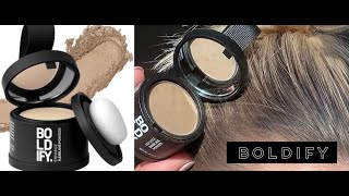 BOLDIFY HAIRLINE POWDER POLVO PARA RETOCAR LA RAIZ Y LAS LUCES DEL CABELLO [upl. by Zaraf]