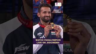 Nitesh Kumar Gold Medal Ceremony  Paralympics Badminton Highlights  JioCinema [upl. by Saturday]