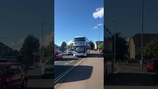 First Glasgow 38483 LG72 EAK In Bearsden Operating 60A To Easterhouse [upl. by Yanehs]