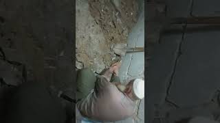 How to remove bathroom floorviralyoutubeshorts tilestyle construction bathroomtiles [upl. by Raasch]