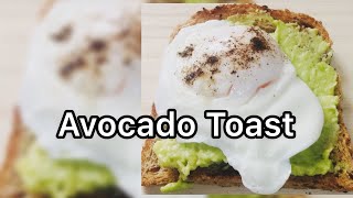 Avocado Toast with Poached Eggs Recipe [upl. by Yerocal111]