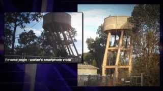 Cobdogla Water Tower Demolition [upl. by Zebaj670]