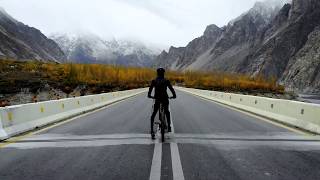 Karakoram Highway — Cycling With Incredible Mountain Views [upl. by Weissman]