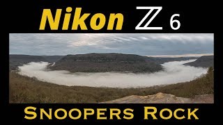 Nikon Z6 Snoopers Rock Sunrise Panorama and Roadside Waterfall [upl. by Eiramaliehs]