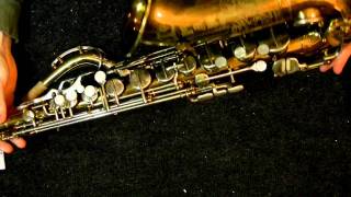 Repairmans Overview Martin Committee II Alto Saxophone [upl. by Keelby]