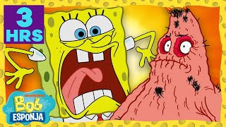 ¡Todos los episodios de la temporada 11 en 3 horas y media  Bob Esponja en Español [upl. by Llemej]