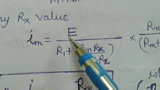 Shunt Type Ohmmeter IE 201 [upl. by Adeirf]