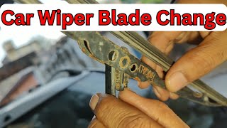 Wiper Blade Replacement कोई भी कार का वाइपर ब्लेड चेंज करना सीखे। [upl. by Jessalin]