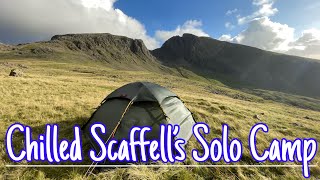 CHILLED SOLO SCAFELL’s CAMP Hilleberg AllakDJI Drone [upl. by Atinaej]