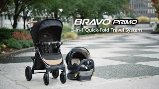 Chicco Bravo Primo Trio Travel System  Demo video [upl. by Adalia]