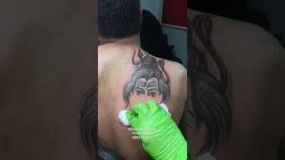 lord shiva tattoo  Jai shree mahakal har har mahadev bam bhole [upl. by Enidan438]