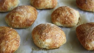 No Knead Crusty Rolls  Easier Than You Think [upl. by Snowman]