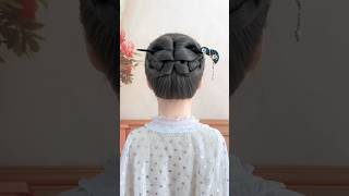 simple donut bun designClutcher Hairstyle For Long Hair Clutcher Juda Hairstyle For girlsjuda [upl. by Andrien]